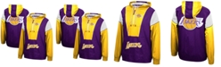 Mitchell & Ness Men's Los Angeles Lakers Highlight Reel Windbreaker Half-Zip Hoodie Jacket